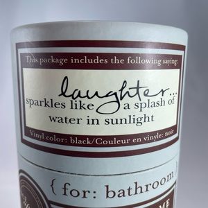 Vinyl Lettering For Your Wall - Removable - Home Decor